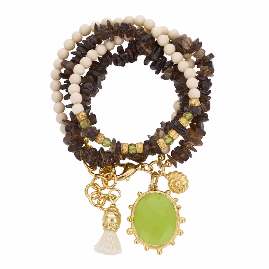 Armband, Jade, Wickelarmband
